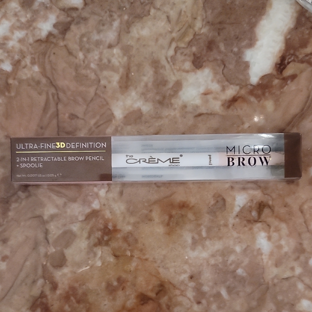 The Crème Shop Micro Brow Pencil - Chocolate Brown